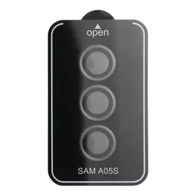 Kameros apsauga 9H, skirta SAMSUNG A05S, juoda