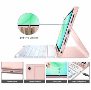 Tech-Protect SC Pen Case for Samsung Galaxy Tab A9+ / A11+ Plus 11.0 X210 / X215 / X216 / X230 / X235 / X236 - Pink