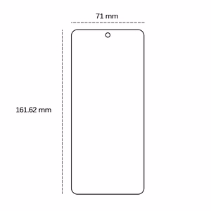 Grūdintas stiklas 2,5D Xiaomi Redmi 13 4G / 13 5G