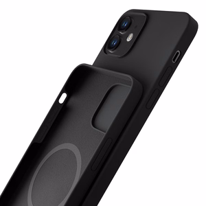 3mk silikoninis dėklas iPhone 12 mini - juodas