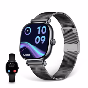 Ksix Smartwatch IRIA išmanusis laikrodis, juodas, 1.7" AMOLED, IP68