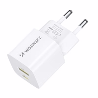 Wozinsky WWCEAC GaN USB-A USB-C 33W sieninis įkroviklis - baltas