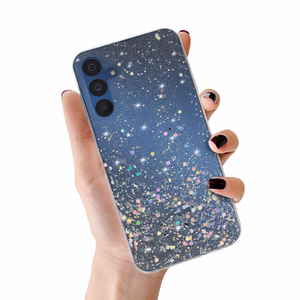 Briliantinis skaidrus dėklas Samsung Galaxy A15 4G/5G - skaidrus