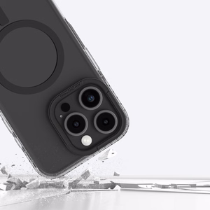 AmazingThing Titan Pro Mag dėklas su magnetiniu žiedu iPhone 16 Pro - juodas