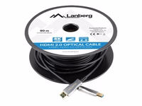 Lanberg HDMI laidas 80m optinis AOC