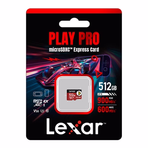 „Lexar PLAY Pro“ „microSD Express 7.1“ 512 GB atminties kortelė