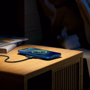 Baseus CCED000001 mobiliojo įrenginio kroviklis Ausinės, Išmanusis telefonas Juoda USB Belaidis įkrovimas Vidaus