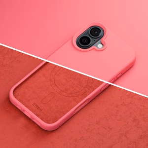 Etteri Silikoninis Mag dėklas for iPhone 17 raspberry