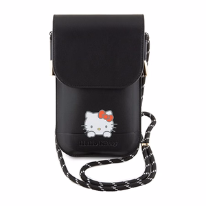 Hello Kitty Leather Daydreaming rankinė per petį – juoda