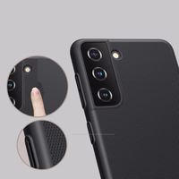 Nillkin Super Frosted Shield - dėklas Samsung Galaxy S21+ (Bright raudonas)