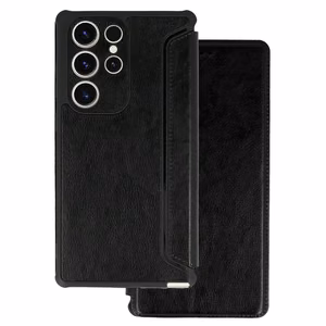 Dėklas telefonui Razor Leather Book Case juodas