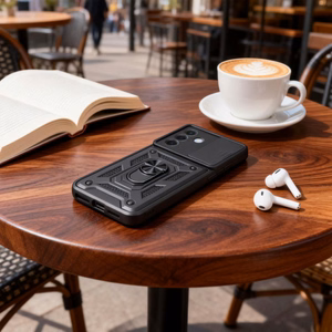 "Tech-Protect CamShield Pro" dėklas, skirtas "Samsung Galaxy A57 5G" - juodas