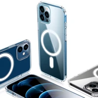 Anti Shock 1,5 mm Mag dėklas Samsung Galaxy S24 skaidrus didelė anga