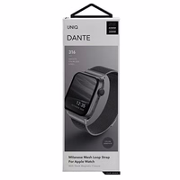 Uniq Dante Stainless Steel dirželis Apple Watch 1/2/3/4/5/6/7/8/SE/SE2 38/40/41mm - grafito