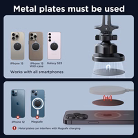 Joyroom JR-ZS400 magnetinis automobilinis telefono laikiklis prietaisų skydeliui - juodas