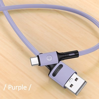 USAMS laidas U52 USB-C 2A Fast Charge 1m violetinis SJ436USB04 (US-SJ436)