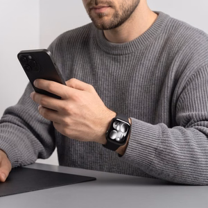 Tech-Protect silikoninis dirželis Apple Watch 44 / 45 / 46 / 49 mm, juodas
