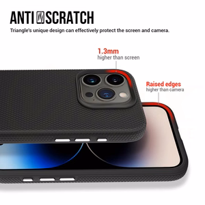 Vmax Trikampio formos dėklas telefonui iPhone 15 Plus 6,7 rožinė auksinė spalva