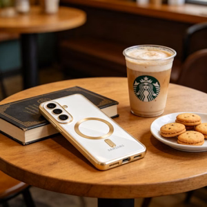 Tech-Protect MagFlex Dėklas for Samsung Galaxy S26+ - skaidrus auksinis