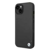 Dėklas BMW BMHMP14MSLLBK iPhone 14 Plus 6.7 "juodas / juoda kietas dėklas Parašo Logotipo Atspaudas Magnetinis