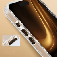 Clear Thin Mag case for iPhone 16 Pro Max 6,9" black