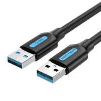 USB 3.0 kabelis Vention CONBH 2A 2 m juodas PVC