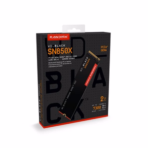 Western Digital juodas SN850X 2 TB M.2 PCI Express 4.0 NVMe