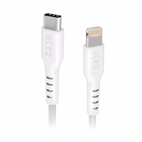 SBS TECABLELIGTC1W USB-C - Lightning kabelis MFi sertifikuotas, 1 m - baltas