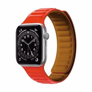 Magnetic Strap Magnetinis Dirželis Apyrankė Apple Watch 38/40mm - raudona