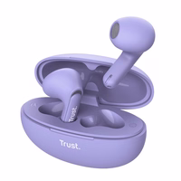 Trust Yavi - belaidis Earbuds Bluetooth TWS with Charging dėklas & ENC (violetinis)