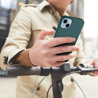 MATT dėklas telefonui IPHONE 15 Pro tamsiai žalia