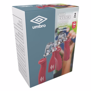 Umbro plaštakų treniruokliai, 15 kg, 2 vnt., raudoni