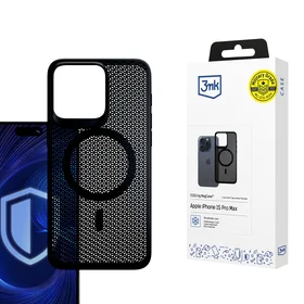 3mk COOLing MagCase Dėklas telefonui Apple iPhone 15 Pro Max - juodas