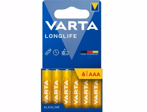VARTA šarminė baterija R3 (AAA) Longlife 6 vnt.