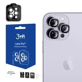 Kameros stiklas iPhone 14 Pro Max / 14 Pro 9H 3mk objektyvo apsaugai Pro serijos objektyvas - violetinis