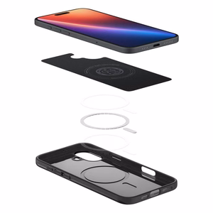 Spigen Thin Fit Magnetinis dėklas iPhone 16 Plus - juodas