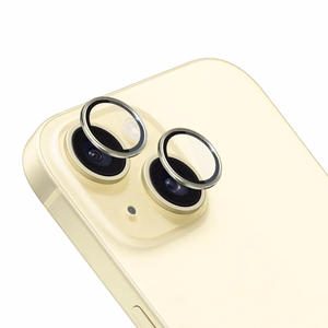 Apple iPhone 15 - 3mk Objektyvo apsauga Pro geltona