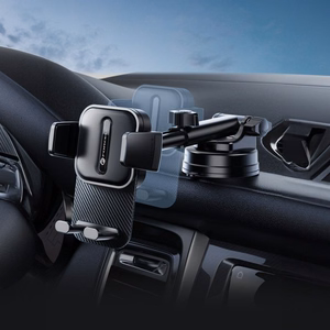FORCELL F-GRIP Guardian automobilio laikiklis priekinio stiklo / prietaisų skydelio juodas