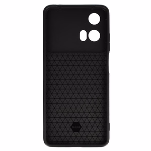 Dėklas telefonui su kameros apsauga Motorola Moto G24 juodos spalvos