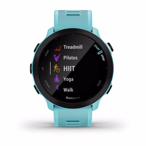 Garmin Forerunner 55 – GPS išmanusis laikrodis, MIP, 42 mm, pilkas