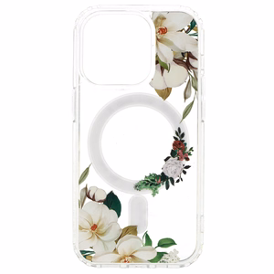 Tel Protect gėlių magnetinis dėklas telefonui iPhone 15 Pro, dizainas 3