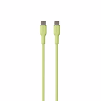 PURO ICON Soft laidas - Kabel USB-C do USB-C 1,5 m (Matcha žalias)
