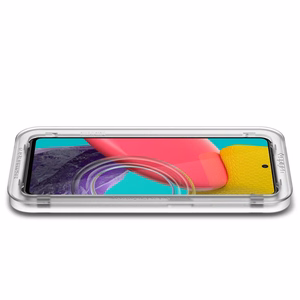 Spigen ALM Glass FC grūdintas stiklas Samsung Galaxy M53 5G - juodas