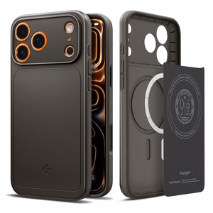 Spigen Thin Fit Magnetinis dėklas telefonui iPhone 17 Pro Max - pilkas