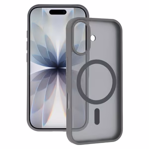 Tel Protect Aura Matte Magsafe Case for Iphone 17 steel grey