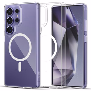 Tech-Protect FlexAir Hybrid Magnetinis dėklas telefonui Samsung Galaxy S25 Ultra - Skaidrus