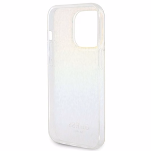 Guess IML Faceted Mirror Disco Iridescent dėklas telefonui iPhone 14 Pro - įvairiaspalvis