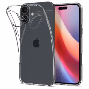 Spigen Liquid Crystal dėklas telefonui iPhone 16 - skaidrus