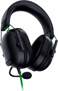 Razer Blackshark V2 X ausinės laidinės ant galvos žaidimų juodos, žalios