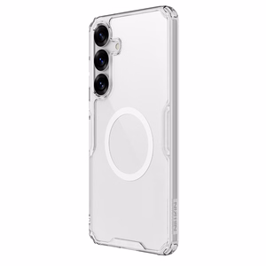 Nillkin Nature TPU Pro Magnetinis dėklas telefonui su MagSafe Samsung S25 - Baltas